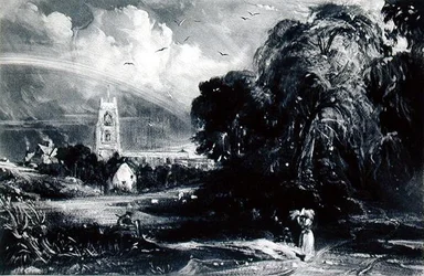Stoke-by-Nayland, Constable után (metszet)