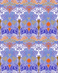 Beauclair Blue Orange, 2018 (digitális vegyes technika)