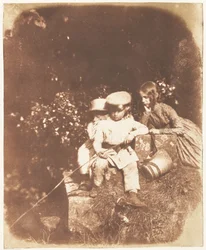 Finlay Children, 1843-47. Alkotók: David Octavius Hill, Robert Adamson, Hill & Adamson.