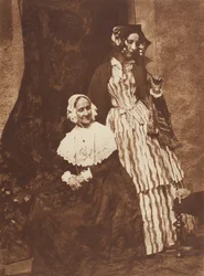 Mrs. Anne Rigby és Lady Elizabeth Eastlake, 184347, nyomtatott c. 1916. Alkotók: David Octavius Hill, Robert Adamson, Hill & Adamson.