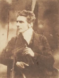 Charles John Brown tiszteletes, 1843-47. Alkotók: David Octavius Hill, Robert Adamson, Hill & Adamson.