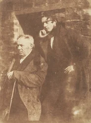 Miller tiszteletes és fia, Samuel Miller tiszteletes, 1843-47. Alkotók: David Octavius Hill, Robert Adamson, Hill & Adamson.