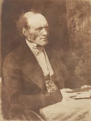 Sir Charles Lyell - geológus, 1843-47. Alkotók: David Octavius Hill, Robert Adamson, Hill & Adamson.