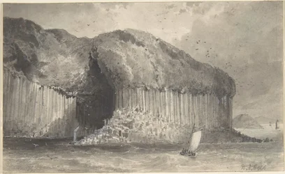 Kilátás Fingal barlangjára