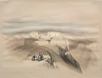 Keresztény és Mahomedán kápolna a Sínai-félszigeten, 1839.