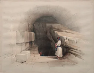 Siloám kútja, Josafát völgye, 1839.
