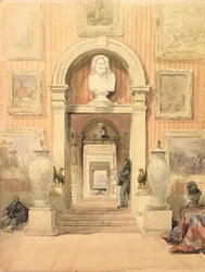 A Thirlestaine House belseje, Cheltenham (wc papíron)