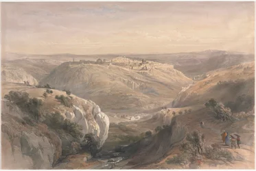 Jeruzsálem délről, 1839.