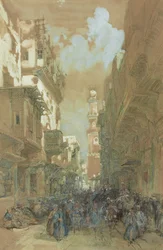 El Mooristan mecset, Kairó, Egyiptom, 1838