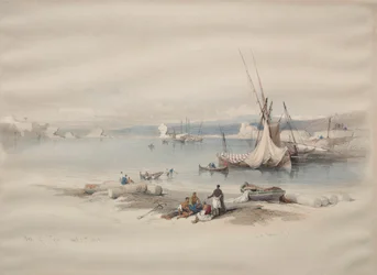 Tyre kikötője, 1839.