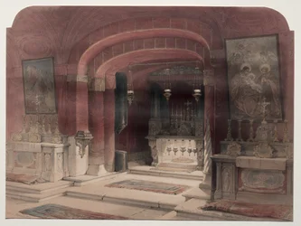 Az Angyali üdvözlet szentélye, Názáret, 1839.
