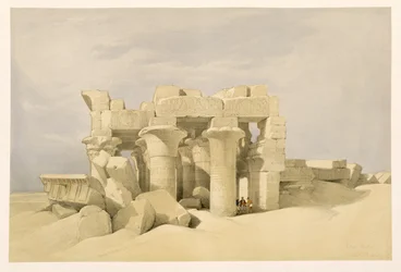 Sobek és Haroeris temploma Kom Ombóban, az „Egyiptom és Núbia” 2. kötetéből