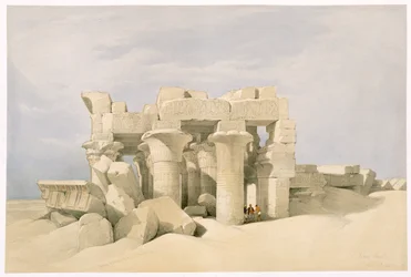 Szobek és Horuss temploma Kom Ombóban, Egyiptom, 19. század
