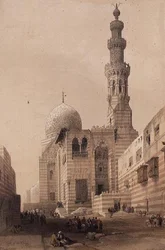 Qayt-bay szultán sírja a Keleti temetőben, vagy a kalifák sírjaiban, Kairó