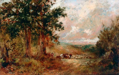 A Warwickshire Lane (olaj, vászon)