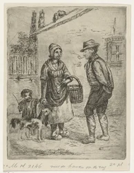 Farmer és farmer felesége egy farmon