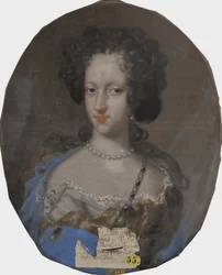 Sophie Amalie of Schleswig Holstein Gottorp, princesse dano norvegienne – Sophie Amalie holstein-gottorpi hercegnő (1670-1710), Brunswick-Lueneburg hercegnő portréja, készítette: Krafft, David, von (1655-1724). Olajfestmény. Mérete: 69x56 cm. nationalm