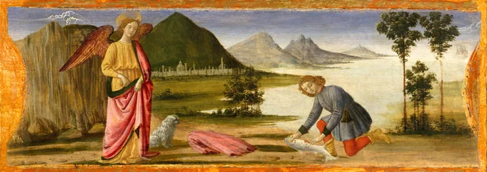 Tóbiás és az angyal, kb. 1479.