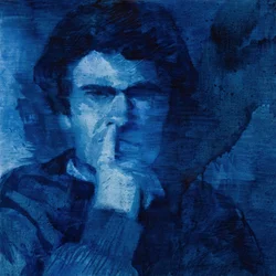 Marcel Broodthaers 12, 2018 (olaj, vászon)