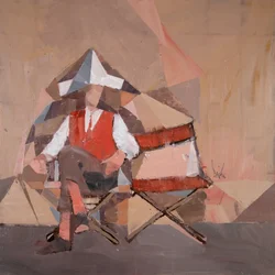 Marcel Broodthaers 27, 2025 (olaj, vászon)