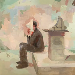Marcel Duchamp 20, 2023 (olaj, vászon)