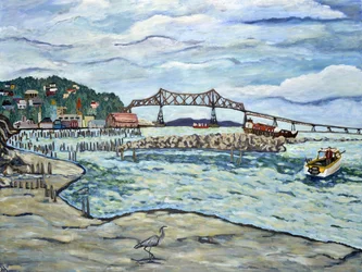 Astoria Heron, 2018 (akril, vászon)