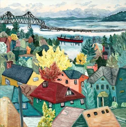 Astoria View, 2015 (akril, vászon)