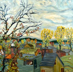 Őszi szemlélődés, 2019 (akril, vászon)