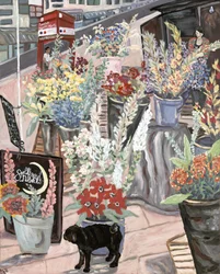 Flower Lady, 2018 (akril, vászon)