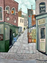 Haunted Pub Hampstead, 2018 (akril, vászon)