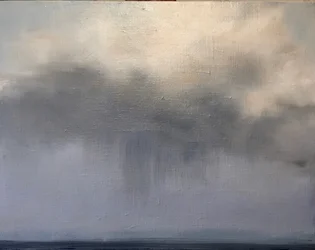Storm Over Water, 2021 (olaj, vászon)