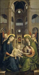 Madonna és gyermeke Szent Annával