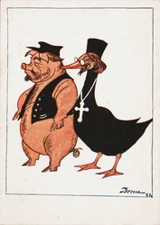 Kulák és pap, 1922.