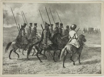 Kozák kíséret Kuban határáig, Taman (Közép-Oroszország), 1837. október 11.