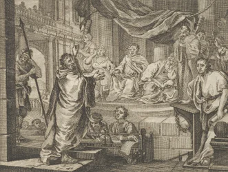 Pál Félix előtt, kb. 1800.