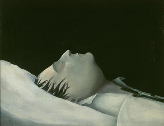 Napóleon a halálos ágyán a Szent Ilonán, 1821