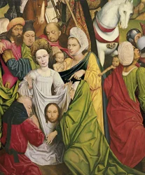 Krisztus viszi a keresztet











 és Veronica a Sudariummal
