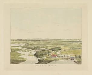 Kilátás a tájra Nijmegentől keletre Kelet felé (cím a tárgyon) Nijmegen városának látnivalói (sorozat címe) Geldersch-panoráma vagy körkép az életről a nymegeni kilátón (sorozat címe)