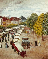 "" Dax menete Landesben "" Dario de Regoyos és Valdes (1875-1913) festménye, magángyűjtemény