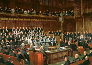 A Home Rule Debate in the House of Lords, 1893, Lord Chancellor hamarosan felteszi a kérdést, 1893 (részlet)
