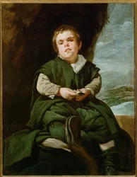 El Nino de Valecas, Francisco Lezcano, udvari bolond (festmény, vászon)
