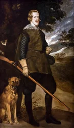 IV. Fülöp vadászportréja, 1635 körül (olaj, vászon)