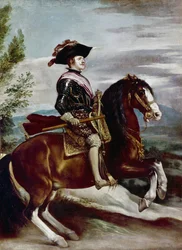IV. Fülöp portréja lóháton, 1635 körül (olaj, vászon)
