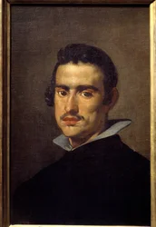 Fiatal férfi portréja (feltehetően önarckép). Diego Rodriguez de Silva y Velasquez (1599-1660) festménye