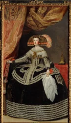 Mária Anna spanyol királyné, III. Ferdinánd császár lánya, IV. Fülöp király második felesége (festmény, vászon)