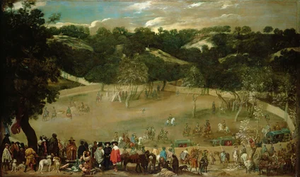 IV. Fülöp Vaddisznó vadászata (La Tela Real), 1632–1637 körül
