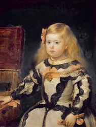 Mária Margit infánsnő portréja (1651-73), 1654