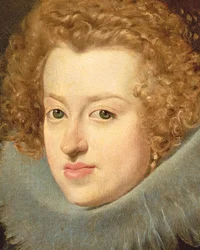 Mária osztrák infánsnő (1606-46), Magyarország királynéja, 1630, (részlet a 61302-ből)