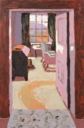 Strathraich Sitting Room (olaj, tábla)