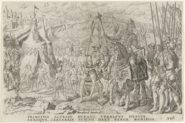 Birodalmi tábor Ingolstadtban, 1546 V. Károly győzelmei (sorozat címe) Divi Caroli. v. imp. dönt. max. victoriae, ex multis praecipuae (sorozat címe)